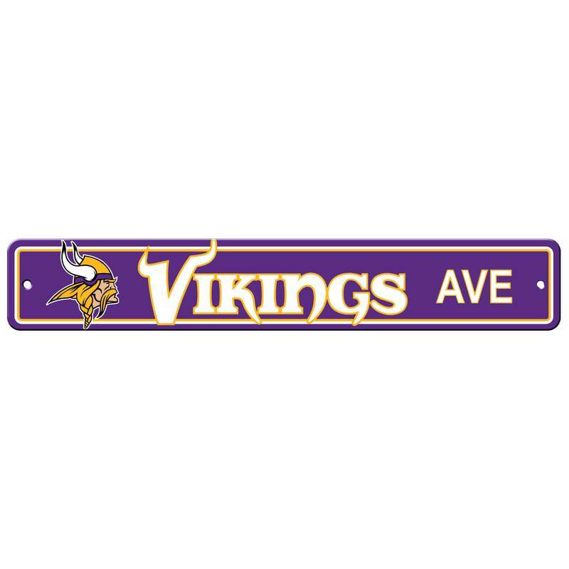 NFL MINNESOTA VIKINGS STREET SIGN-Fremont Die-Big Fan Arena