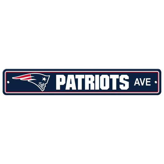 NFL NEW ENGLAND PATRIOTS STREET SIGN-Fremont Die-Big Fan Arena