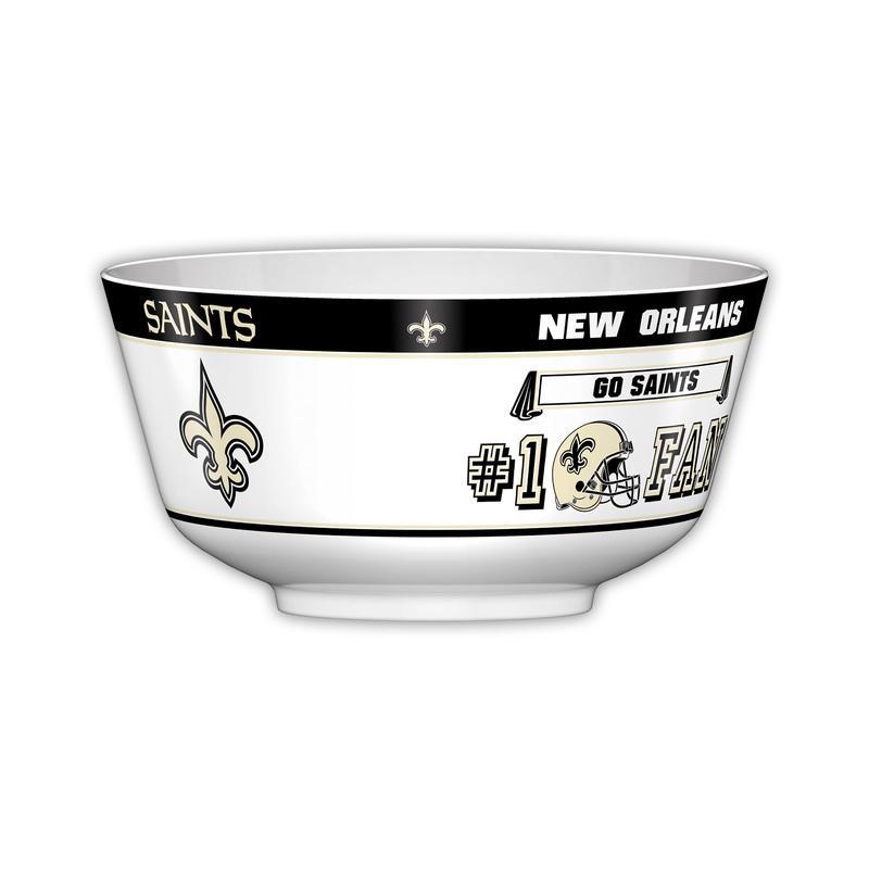 NFL NEW ORLEANS SAINTS 11.75" ALL PRO PARTY BOWL-Fremont Die-Big Fan Arena