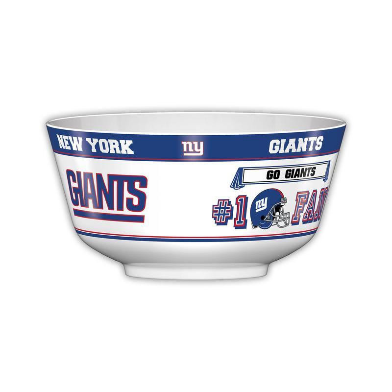 NFL NEW YORK GIANTS 11.75" ALL PRO PARTY BOWL-Fremont Die-Big Fan Arena