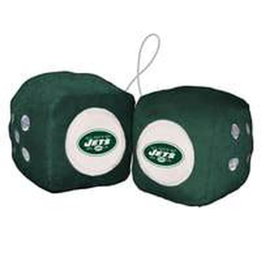 NFL NEW YORK JETS FUZZY DICE-Fremont Die-Big Fan Arena