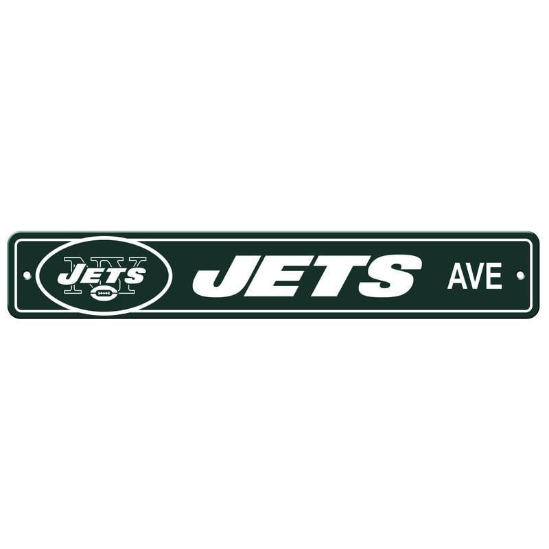 NFL NEW YORK JETS STREET SIGN-Fremont Die-Big Fan Arena