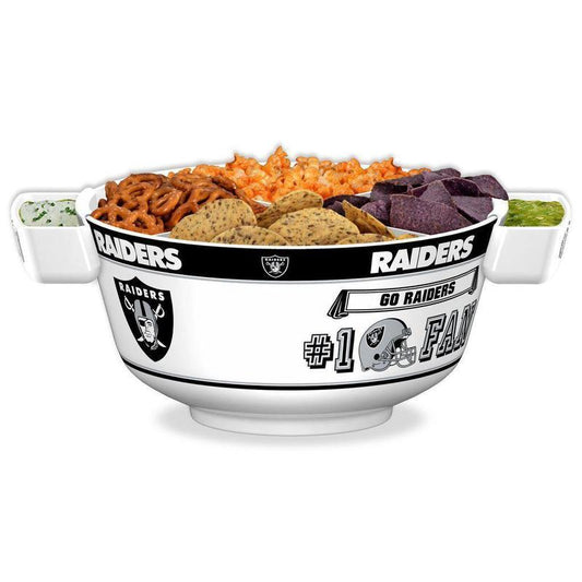 NFL OAKLAND RAIDERS 11.75" ALL PRO PARTY BOWL-Fremont Die-Big Fan Arena