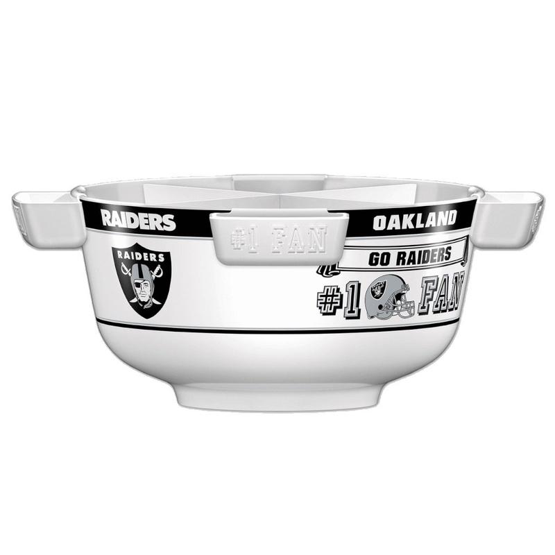 NFL OAKLAND RAIDERS 14.5" LARGE PARTY BOWL-Fremont Die-Big Fan Arena