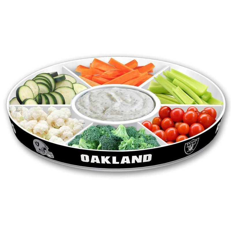 NFL OAKLAND RAIDERS PARTY PLATTER-Fremont Die-Big Fan Arena