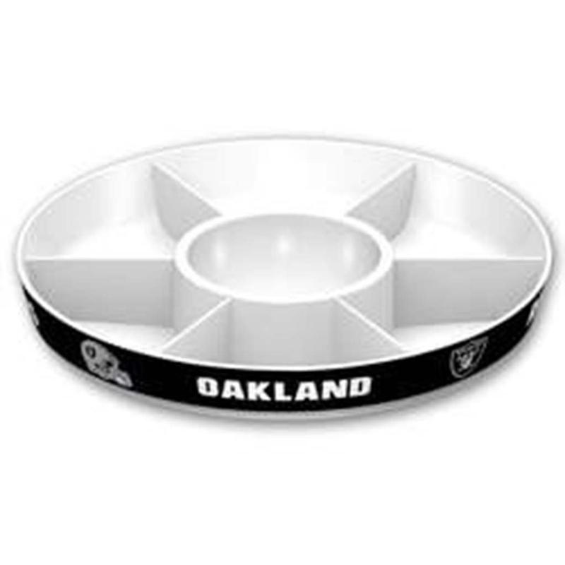 NFL OAKLAND RAIDERS PARTY PLATTER-Fremont Die-Big Fan Arena