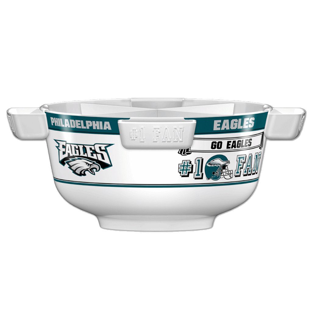 NFL PHILADELPHIA EAGLES 14.5" LARGE PARTY BOWL-Fremont Die-Big Fan Arena