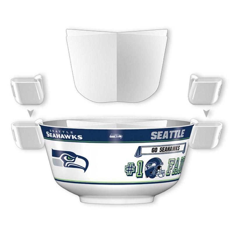 NFL SEATTLE SEAHAWKS 11.75" ALL PRO PARTY BOWL-Fremont Die-Big Fan Arena