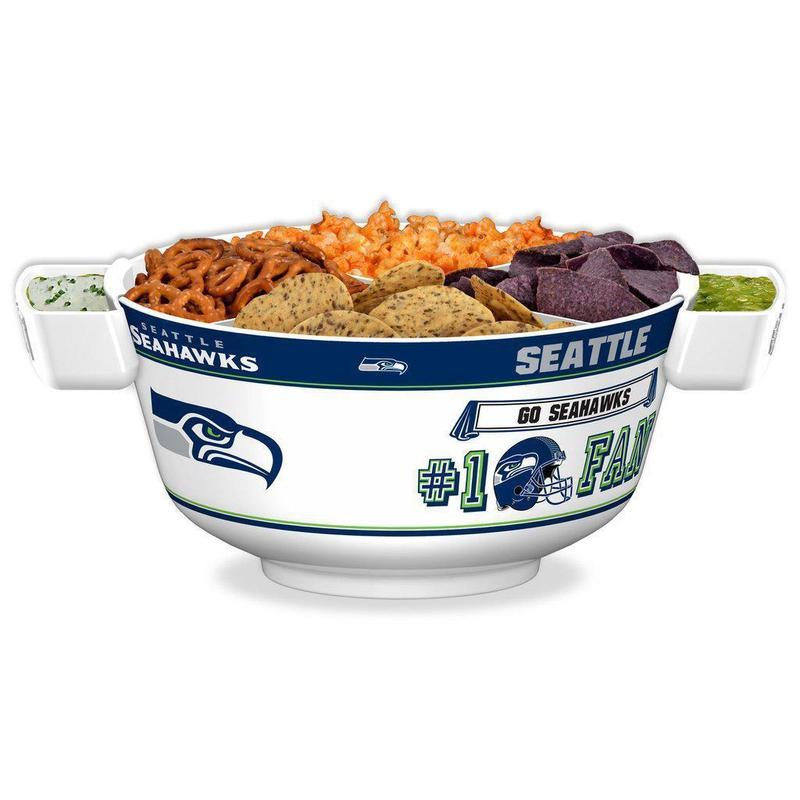 NFL SEATTLE SEAHAWKS 11.75" ALL PRO PARTY BOWL-Fremont Die-Big Fan Arena