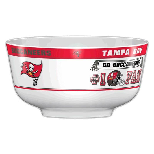 NFL TAMPA BAY BUCCANEERS 14.5" LARGE PARTY BOWL-Fremont Die-Big Fan Arena