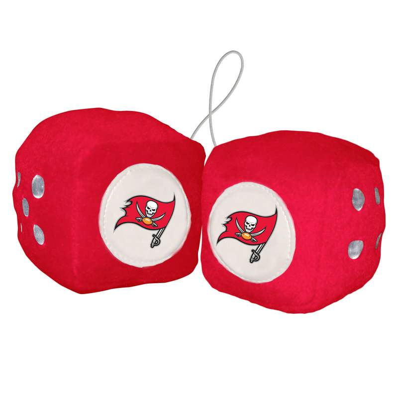 NFL TAMPA BAY BUCCANEERS FUZZY DICE-Fremont Die-Big Fan Arena