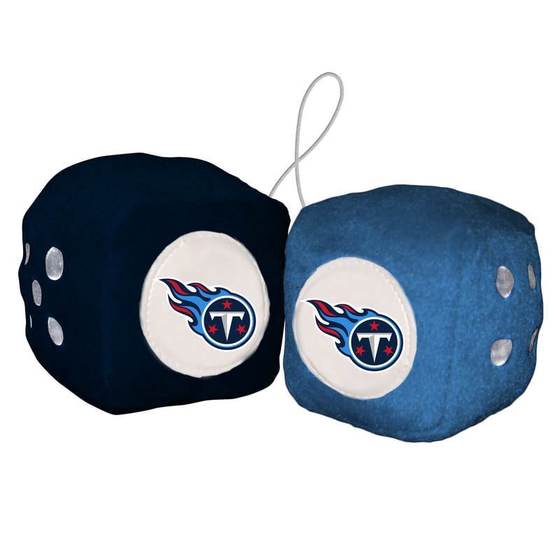 NFL TENNESSEE TITANS FUZZY DICE-Fremont Die-Big Fan Arena