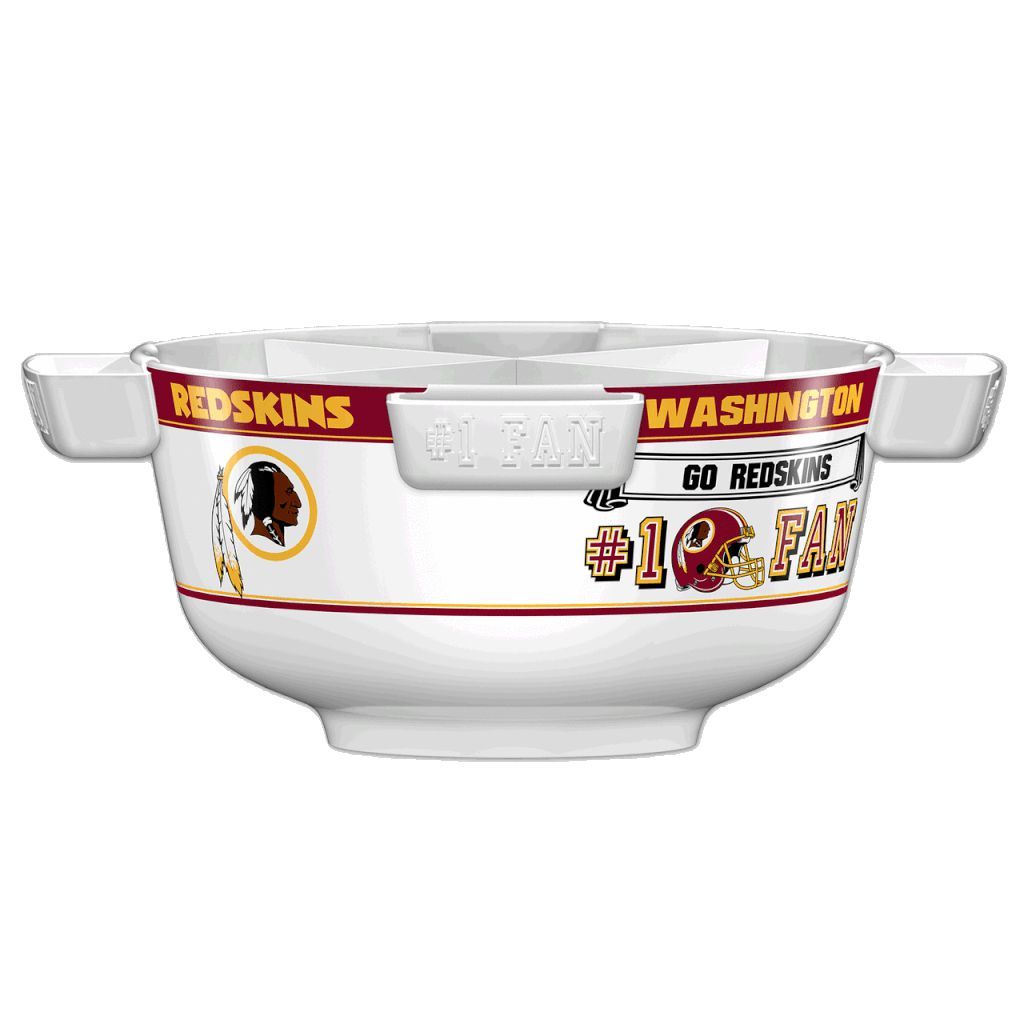 NFL WASHINGTON FOOTBALL TEAM 14.5" LARGE PARTY BOWL-Fremont Die-Big Fan Arena