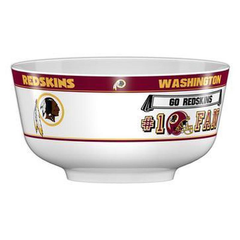 NFL WASHINGTON FOOTBALL TEAM 14.5" LARGE PARTY BOWL-Fremont Die-Big Fan Arena