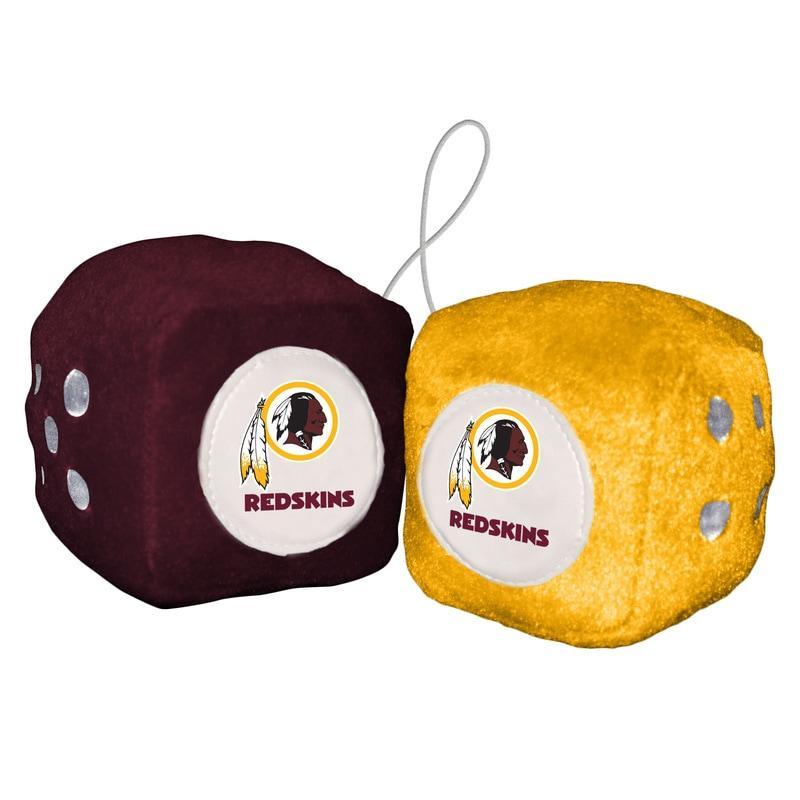 NFL WASHINGTON FOOTBALL TEAM FUZZY DICE-Fremont Die-Big Fan Arena